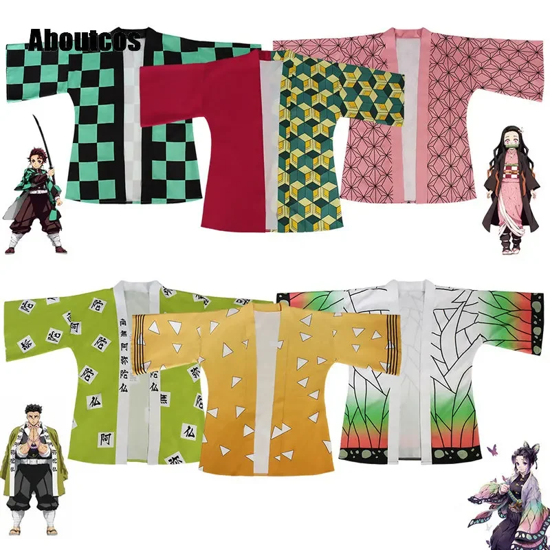 Костюм для косплея Aboutcos летнее кимоно агацума зенитсу кочоу из аниме No Yaiba Haori