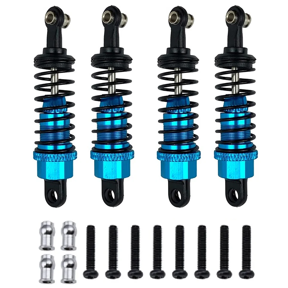 2/4 шт., Алюминиевые амортизаторы в сборе, запасные части для 1/18 WLtoys A959 RC Car A969 A979 K929 A949-55, обновленные детали