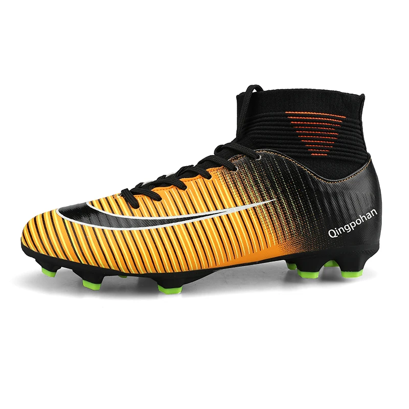 

New Men Ultralight Soccer Shoes Ankle Boots High-quality TF/FG Training Football Boots Professional Match Goalkeeper Grassland