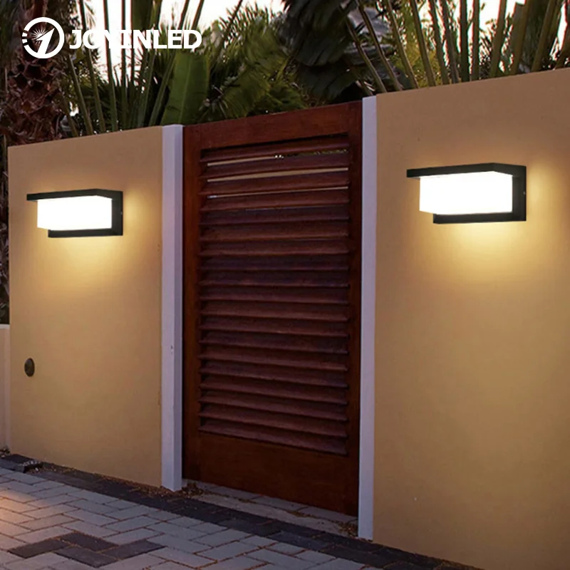 

LED Outdoor Wall Lamp Waterproof IP65 Radar Sensor Ligthing Surface Mounted Porch Lights Balcony Garden Sconce