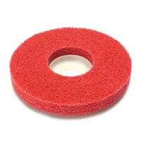 12pcs 4 inch nylon fiber polishing wheel red for grinding polishing metal products plastics glass wood power tool accessories