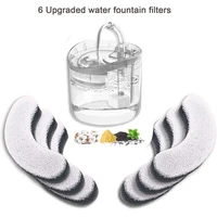 cat water fountain filter replacement upgrade filter arc shaped safe washable animal fountain filters with 4 filtration system