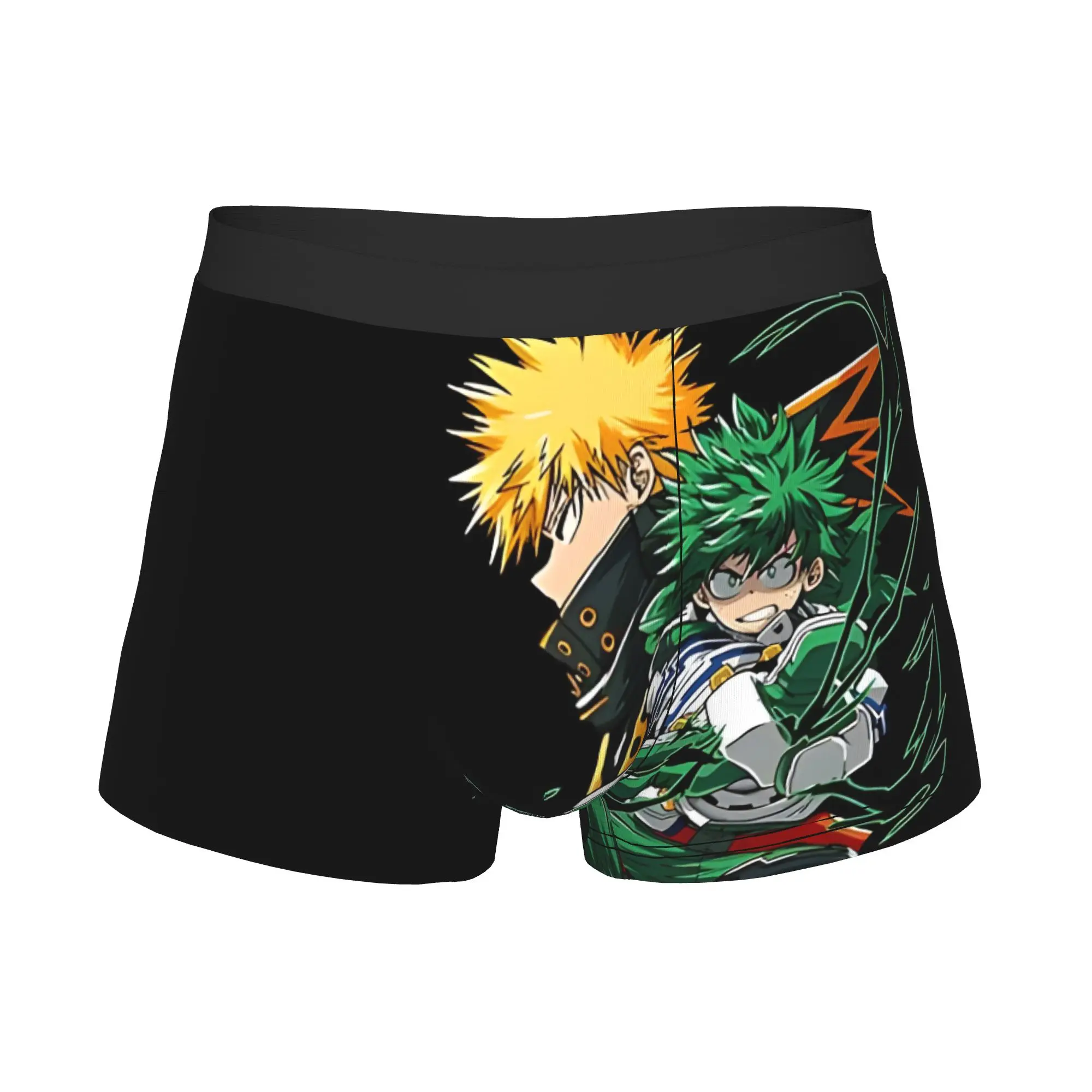 Фото Трусы-боксеры Real Heroes Bandai My Hero Academia, мужские трусы с принтом, шорты-боксеры №3