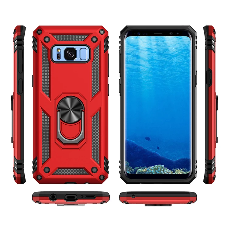 Armor Shockproof Phone Case For Samsung Galaxy S7 S8 S9 S10 S10E S20 Note 8 9 10 20 Plus Pro Ultra Lite 5G Anti-Fall Case Cover