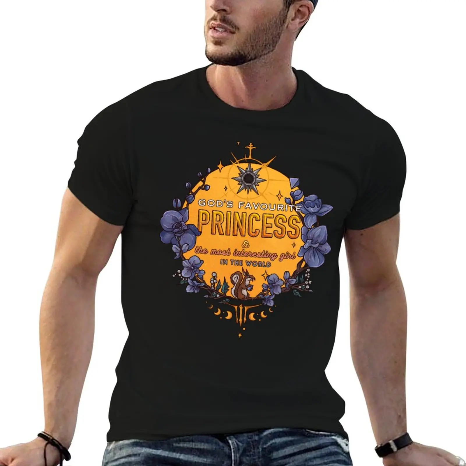 Фото Футболка Shadowheart - God's Favourite Princess (и самая интересная девушка) - дышащая, легкая, летняя, стильная. №1
