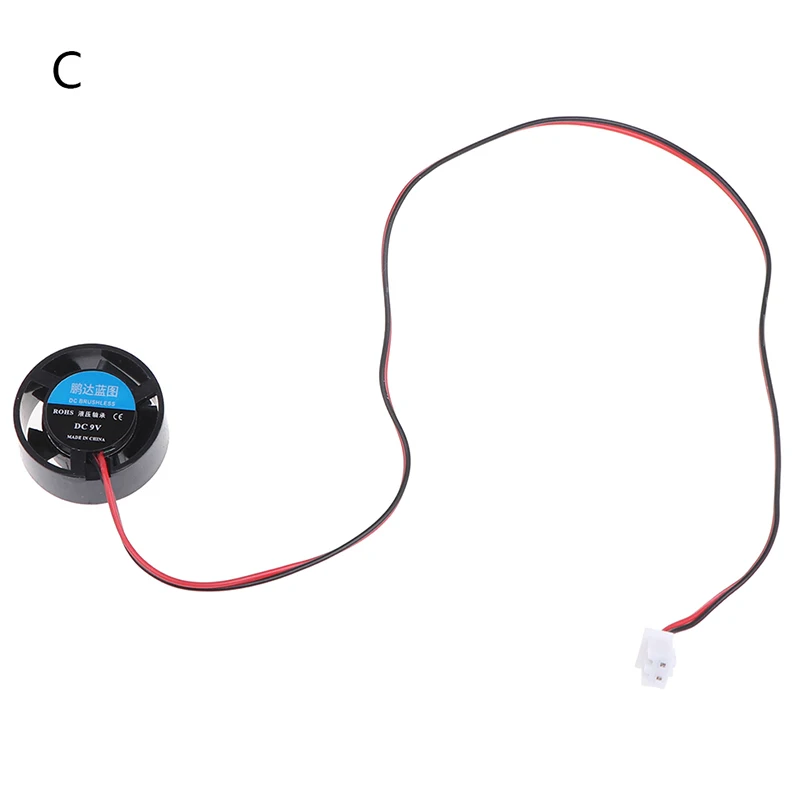 

25,5x10 мм 5 в 9 в 12 В 24 В Круглый мини-вентилятор охлаждения для детской лампы, радиатор компьютера