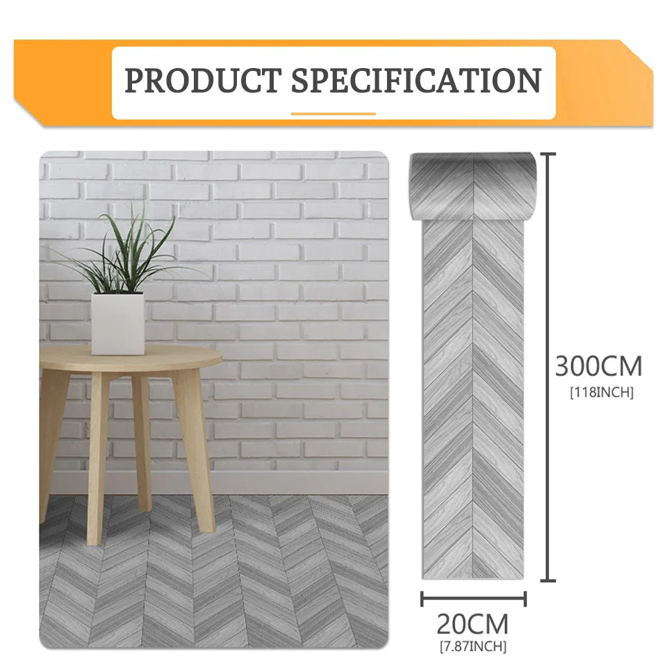 Винтажные зернистые наклейки на пол из древесины современные настенные Стикеры