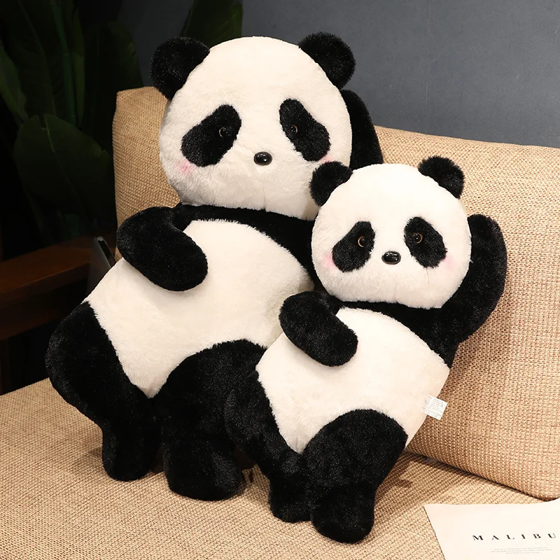 

1pc 55-90cm Cute Lying Panda Bear Plush Toys Soft Stuffed Animal Doll Cushion Pillow Cartoon Home Bed Decor Gift