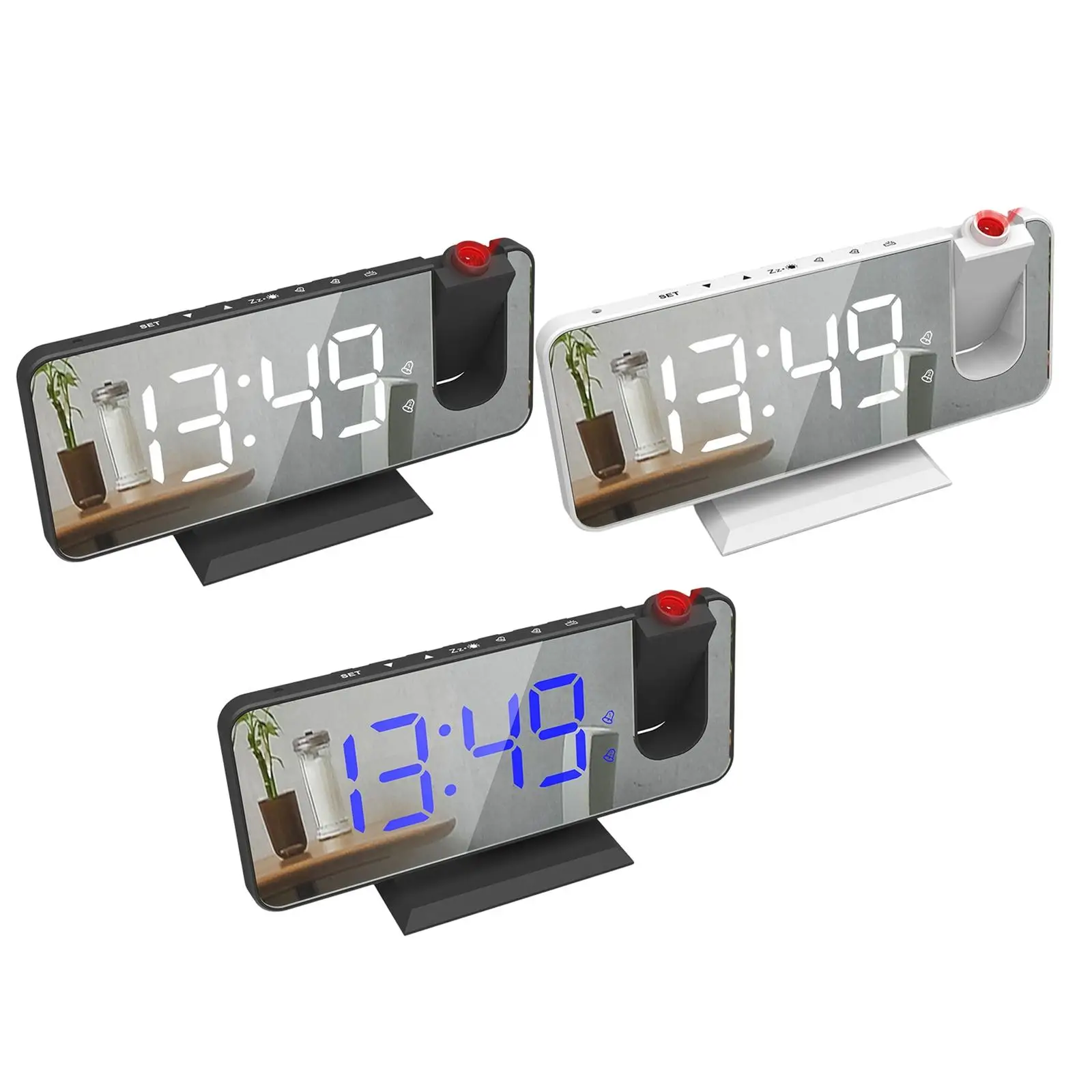 Large Screen Snooze Function Plug Dual Alarm Clock For Heavy Sleeper Elders Bedroom