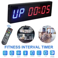 digital countdown clock stopwatch with remote led interval timer clock for home gym fitness crossfit stopwatch fitness equipment