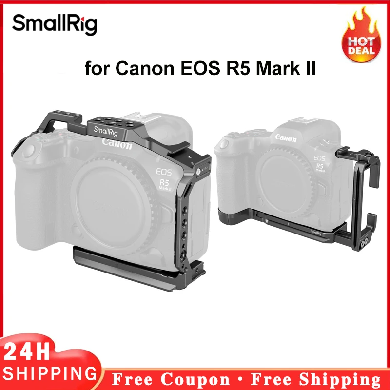 SmallRig L-образная Монтажная пластина/клетка для камер Canon EOS R5 Mark II 4983/4978