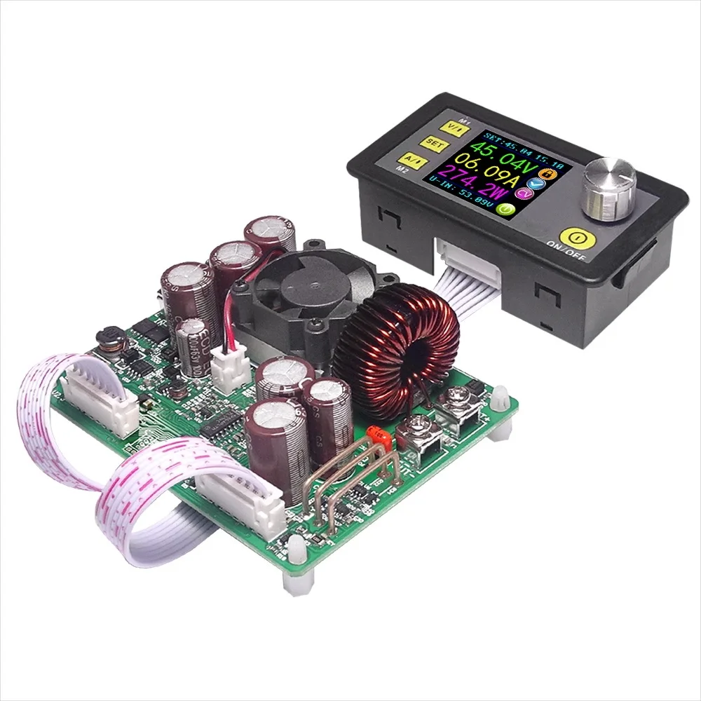 

RD DC DC DPS5020 voltmeter ammeter step down voltage converter 50V 20A 1000w LCD displayed adjustable Digital smps Power Supply