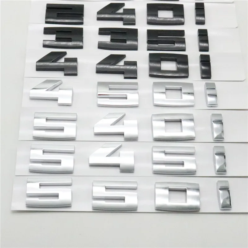 

Car Trunk Badge Sticker for BMW M Series M135i M140i M235i M240i M340i M335i M440i M550i M535i M550d M530d Fender V12 M Emblem