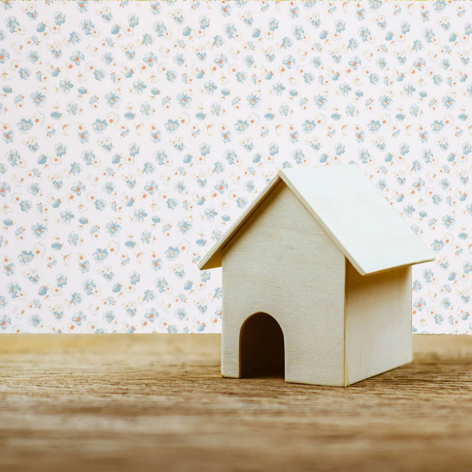 

5 Sheets Kids Toy Stick Dollhouse Wall Decals Wallpaper Miniature Stickers Accessories Toys Child