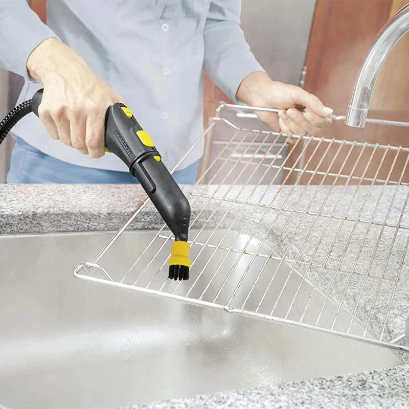 Фото Чистящие щетки для Karcher SC1 SC2 SC3 SC4 SC5 SC7 CTK10, насадки для пароочистителя, сменная круглая насадка для спринклера №4