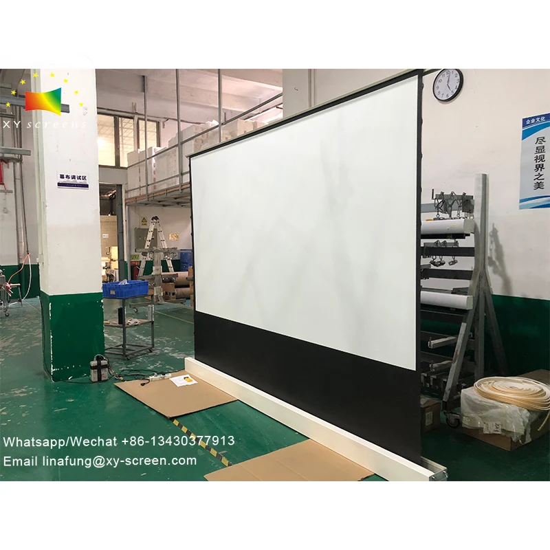 Экран XY 80-150 дюймов, электромоторизованный UHD/4K, домашний ...