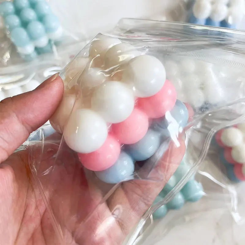 НОВЫЙ трехслойный мягкий подсвечник Mochi Taba Macron цвета с медленным отскоком липкая