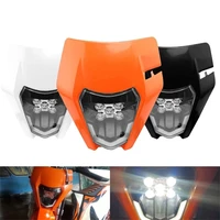 motorcycle led headlight plate headlamp head lamp light for ktm exc excf xcf xcw xcfw sxf 125 150 250 300 350 450 dit dirt bike
