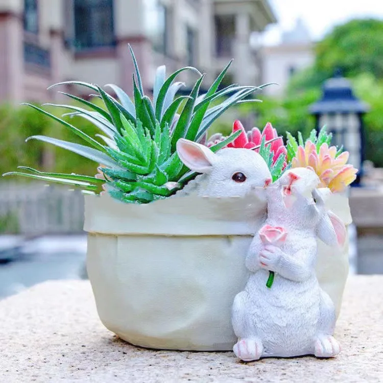 

Креативный сад, прекрасный Карманный Кролик, украшение для дома, гостиной, спальни, балкона, рабочего стола, сада, ландшафта, декоративно-прикладное искусство