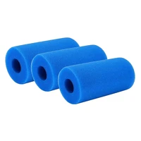 3 pack pool filter sponge cartridge for intex type a reusable washable hot tub cleaner tool