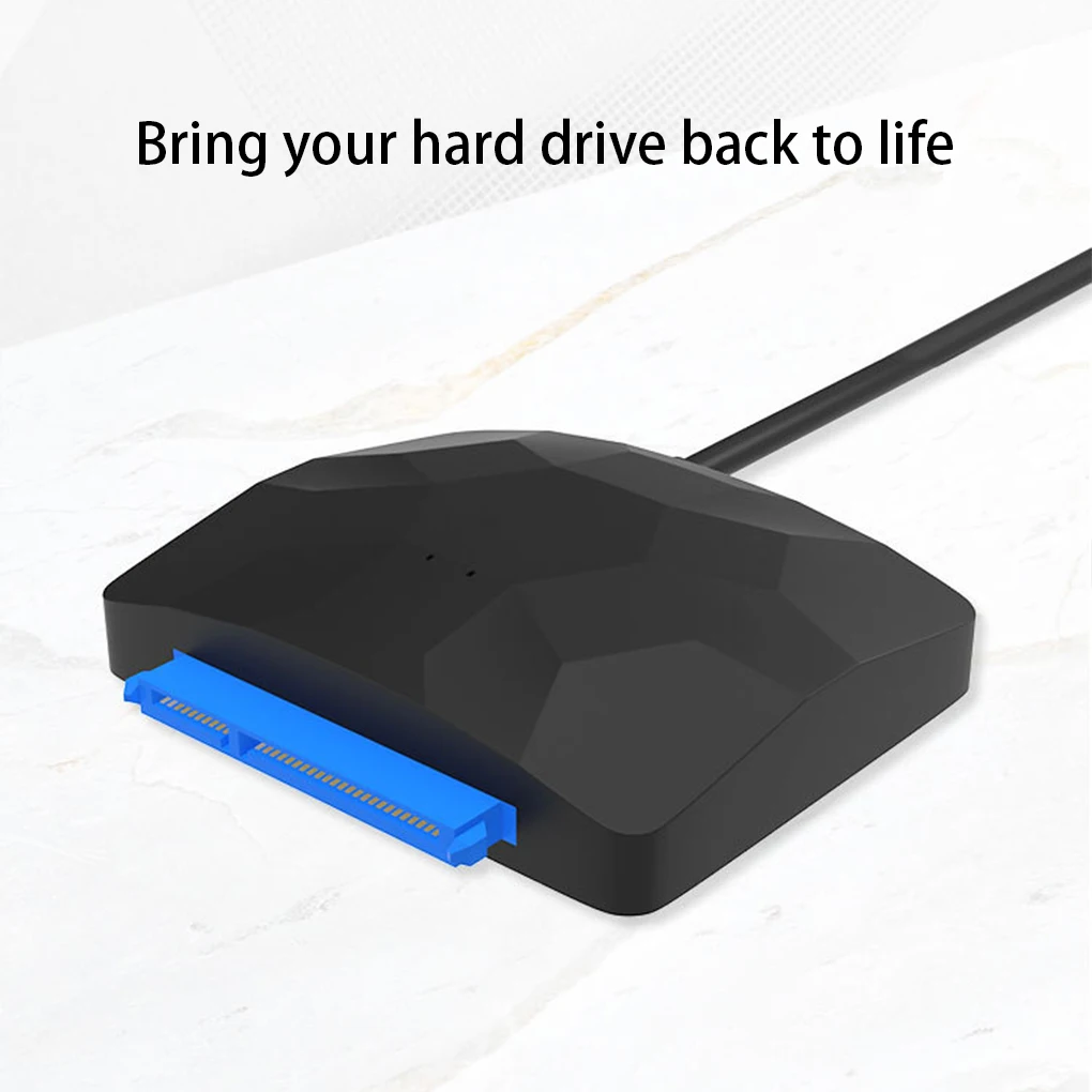 

Компьютер 2 в 1 Type-c USB к SATA адаптер светодиодный светодиодным индикатором портативный жесткий диск конвертер для настольного ПК 15 см