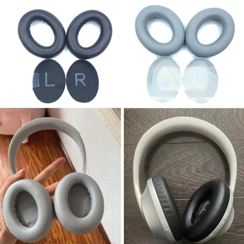 

Headset Replaced Earpads Ear Pads Compatible with 700 NC700 Headset Earcups Earmuffs Durable Sheepskin Round Earcups