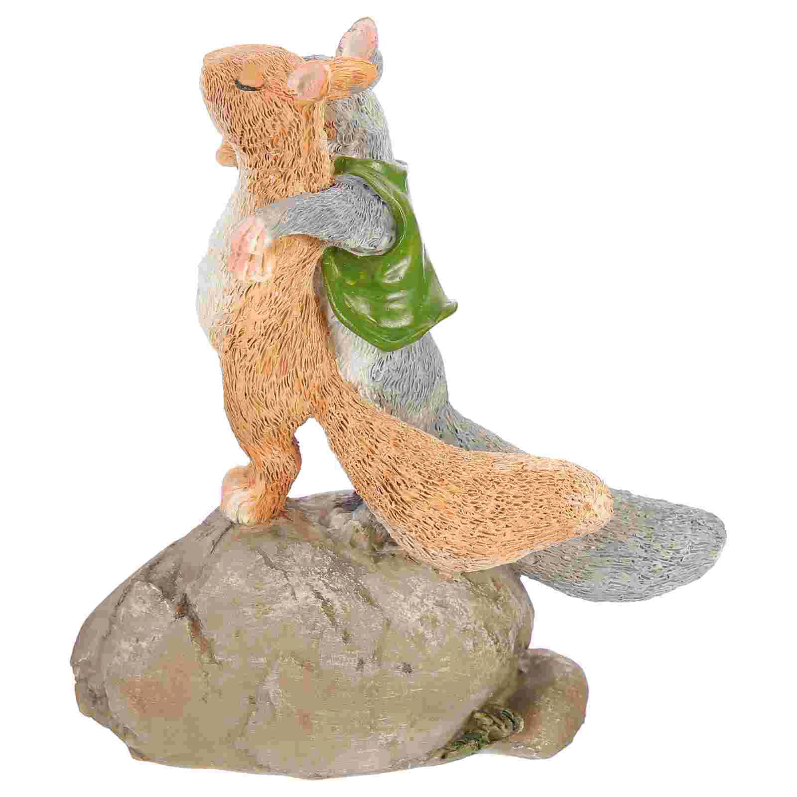 

Decorative Squirrel Decor Household Squirrel Ornament Desktop Squirrel Statue