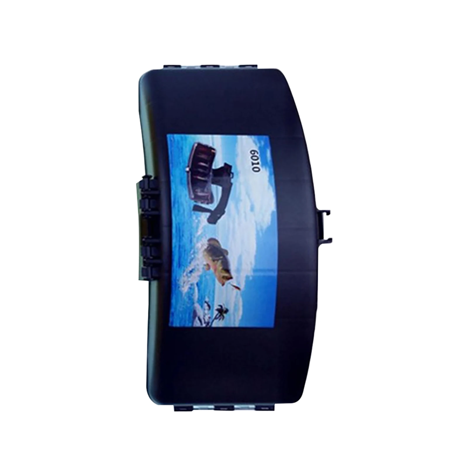 

ABS Portable Lures Carry Holder Waist Belt Box Waterproof Fish Bait Box Outdoor Folding Tackle Storage Case Accessories