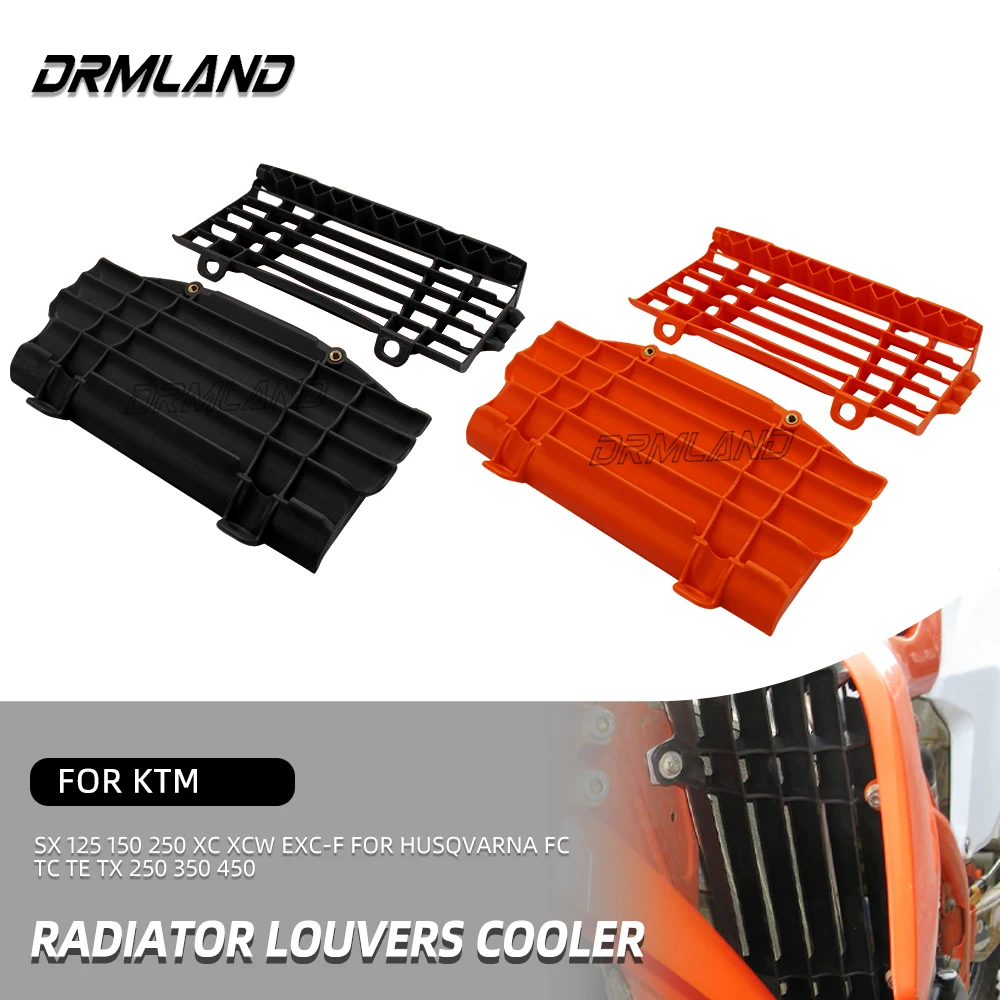 

For SX 125 150 250 XC XCW EXC-F HUSQVARNA FC 250 350 450 Motocycle Radiator Louvers Cooler Radiator Guards Cooling Heat Sink
