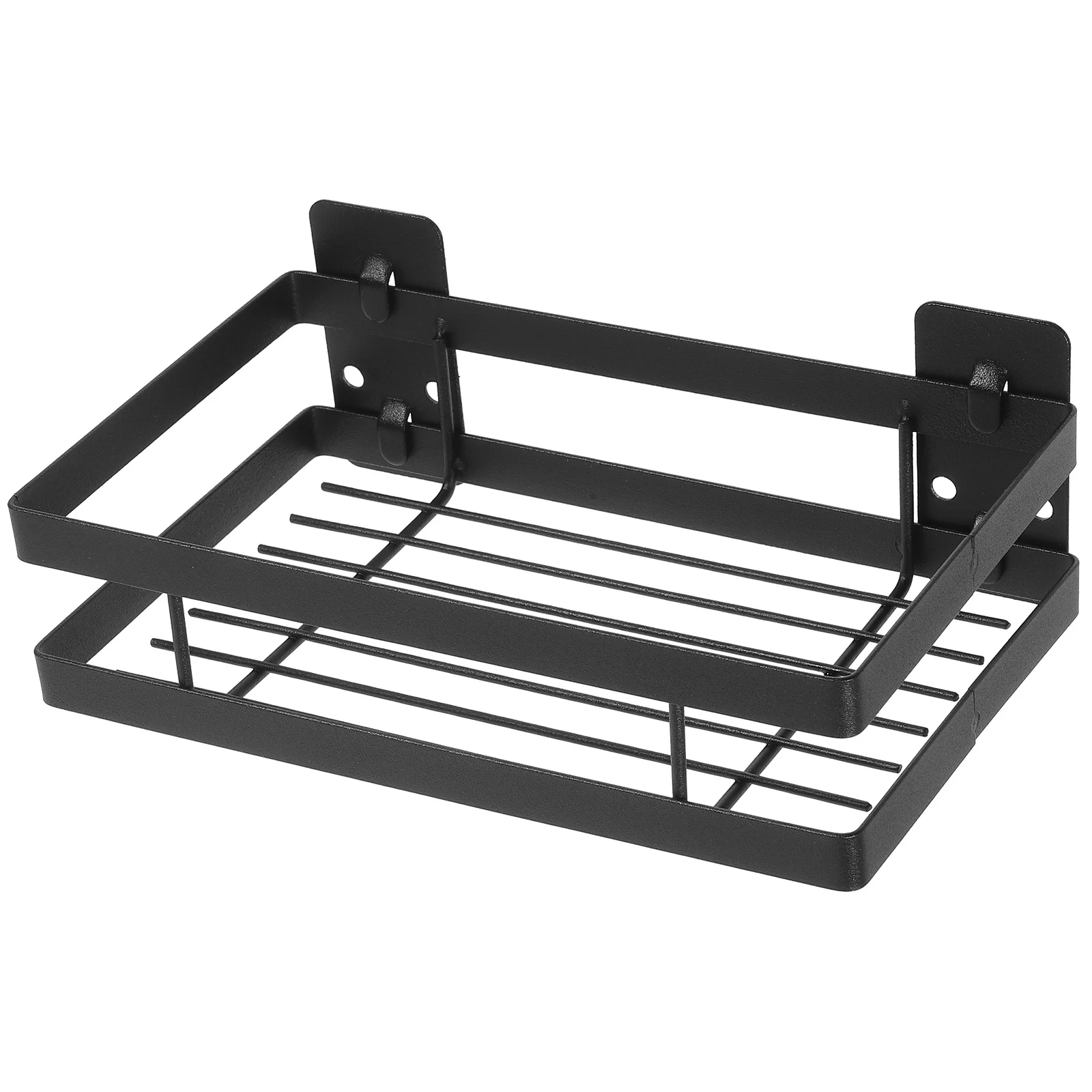 

Storage Rack Bathroom Shelf Holders Wall Mounted Iron Kitchen Organizing