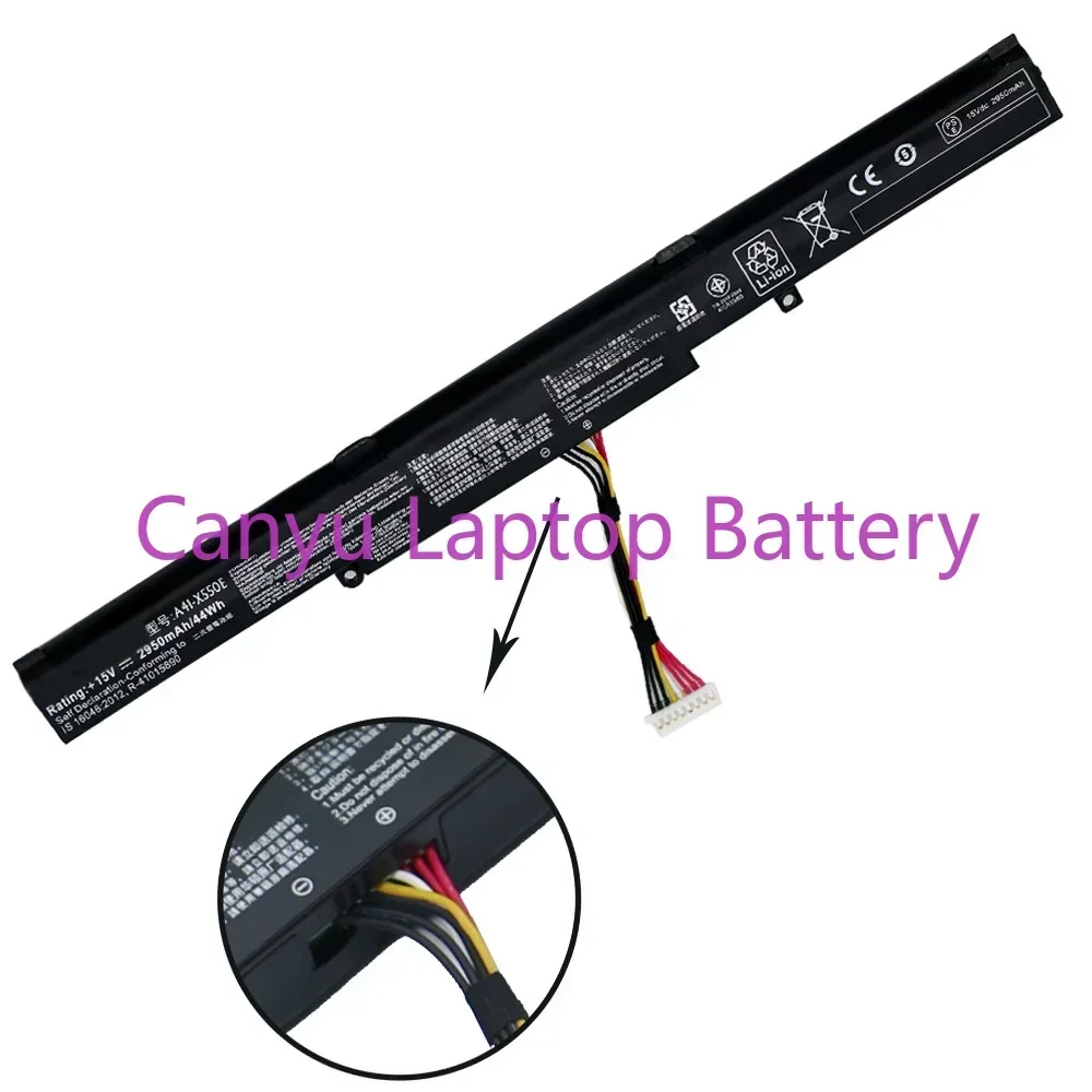 A41-X550E для ASUS A450 A450C A450E K550D K550DP D451V X550DP X550D F550D R752LJ R752LD R752LB R752M R752L R751J аккумулятор
