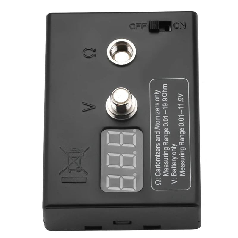 Цифровой измеритель ом измерение напряжения катушки 0 01-510 Ом высокоточный тестер