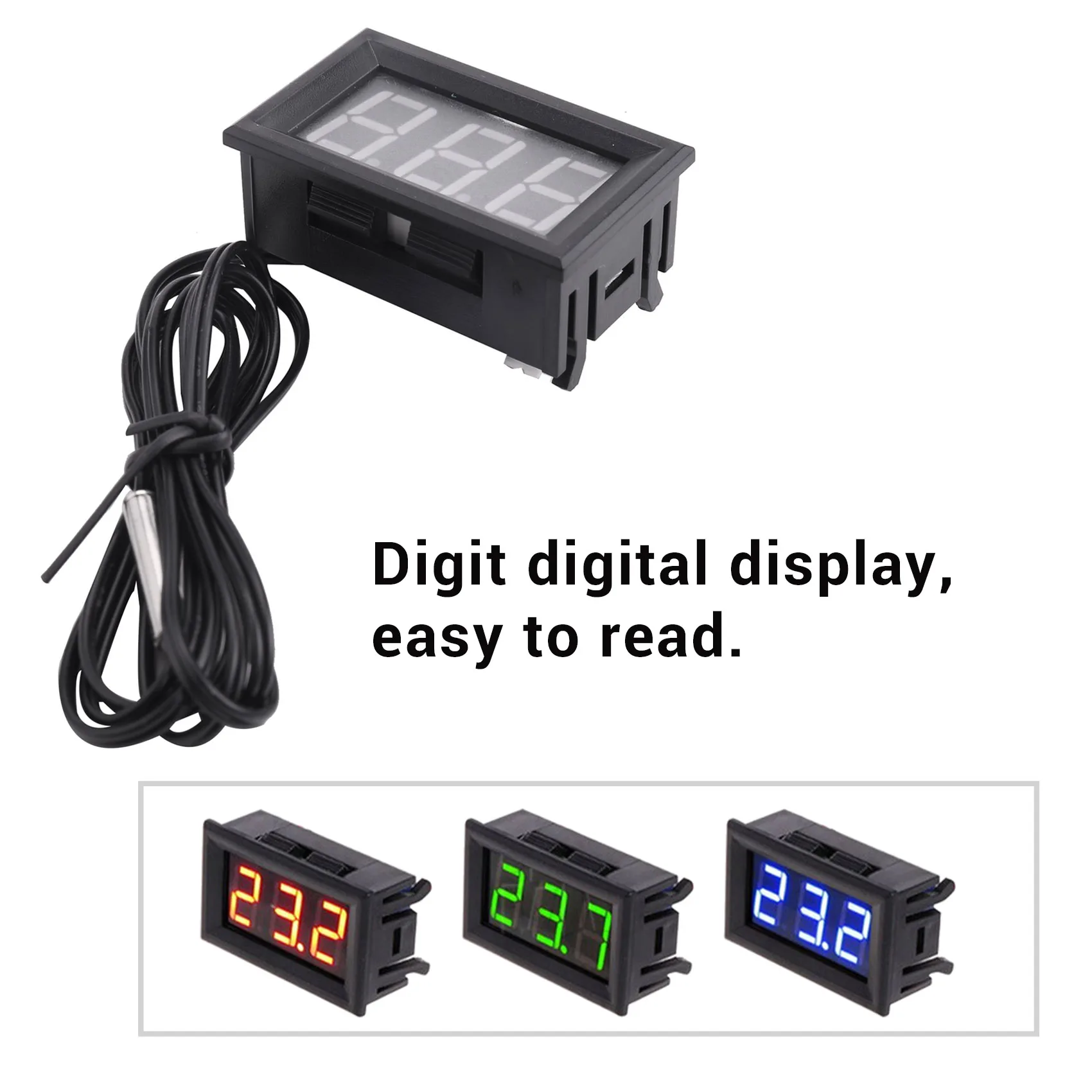 Цифровой термометр DC 5 - 12 В-50-110 градусов C детектор температуры в холодильнике с