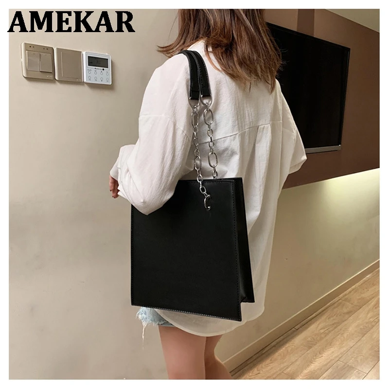 

3 Layer Pleated Solid Shoulder Bag 13 Inch Big Briefcase for Ladies Office Soft PU Leather Laptop Bag Women Tote 0.35kg