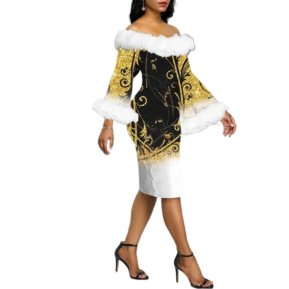 

Luxury Women Sexy Xmas Party Slim Fit Strapless Red Velvet Mini Dress Adult Miss Christmas Outfits Santa Claus Cosplay Costume