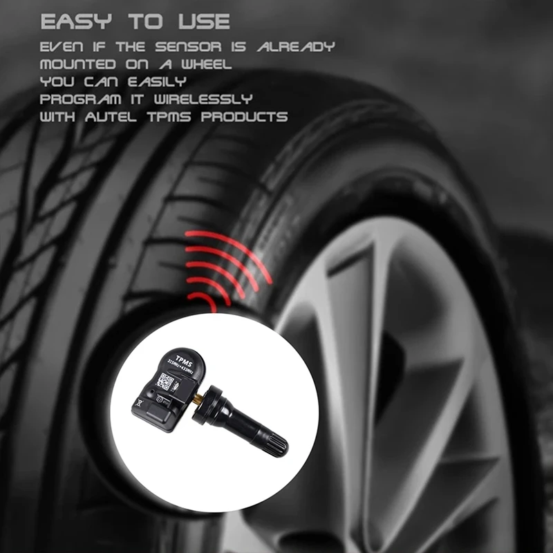 6 шт. Программируемый датчик MX 315 МГц 433 TPMS для шин Универсальный 2 в 1 монитор