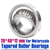 254812 mm 1 pc steering head bearing 254812 tapered roller motorcycle bearings for column