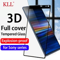 3d curved full cover tempered glass for sony xperia 5 1 10 iii xz1 xz2 premium compact xz3 xz4 xa2 ultra l3 l4 screen protector