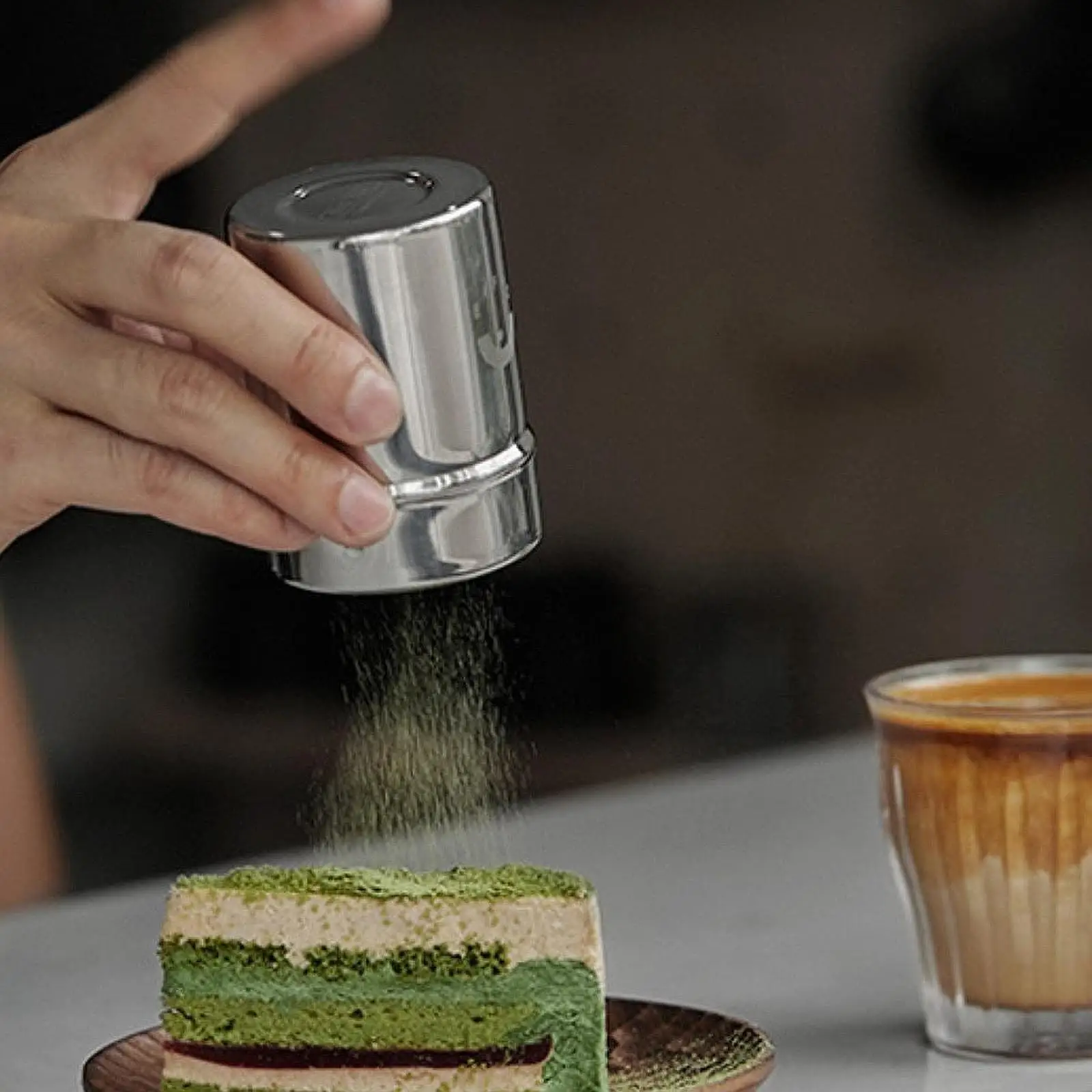 Сито для муки из нержавеющей стали солонка перца инструмент приготовления пищи