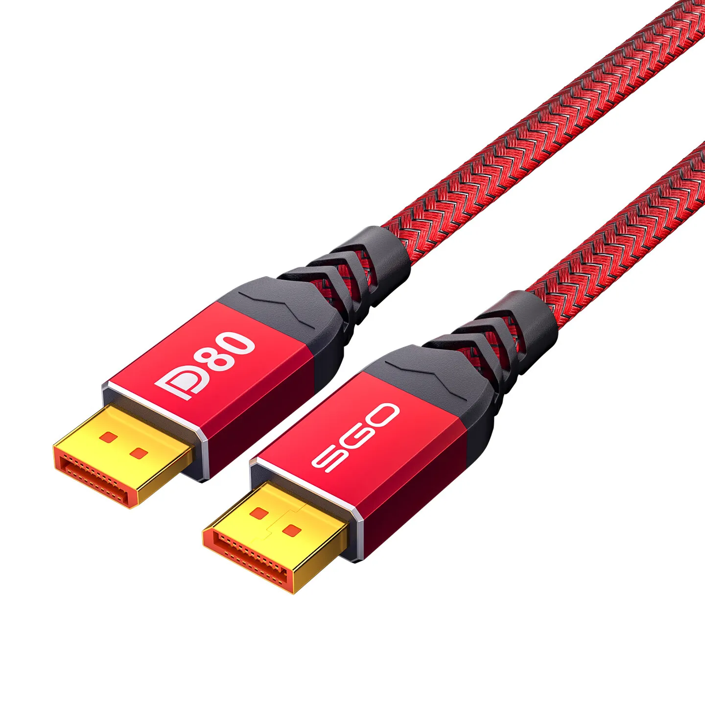 Фото Кабель DisplayPort 16K 2.1 [сертификация VESA] DP2.1 80 Гбит/с Кабель для киберспорта DP Кабель DP80 Порт дисплея HDR/FreeSync/G-Sync №1