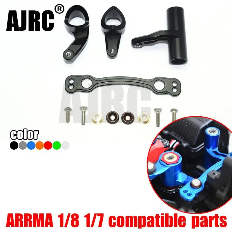 

ARRMA 1/8 1/7 KRATON/Инфракрасный/TALION/TYPHON/SENTON применимый алюминиевый сплав передний рулевой амортизирующий комплект AR340073/ARA340163