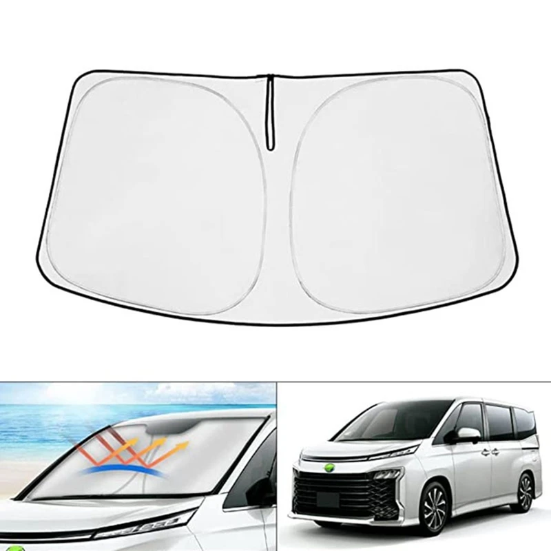 

For Toyota Noah Voxy 90 Series 2022 Car Windshield Sun Shade Sun Visor Protector Foldable Sunshade