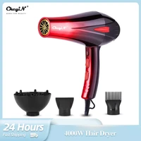 ckeyin electric 4000w hair dryer professional blower fast styling blow dryer hot and cold adjustment air blowers with two nozzle