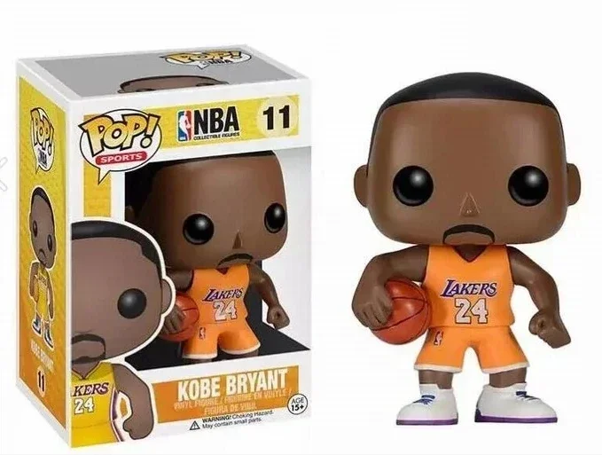 Фото FUNKO POP NBA Basketball Star Black Mamba Kobe BRYANT # 11 игрушек, экшн-фигурка, Коллекционная модель игрушки для фанатов баскетбола, детский подарок №3