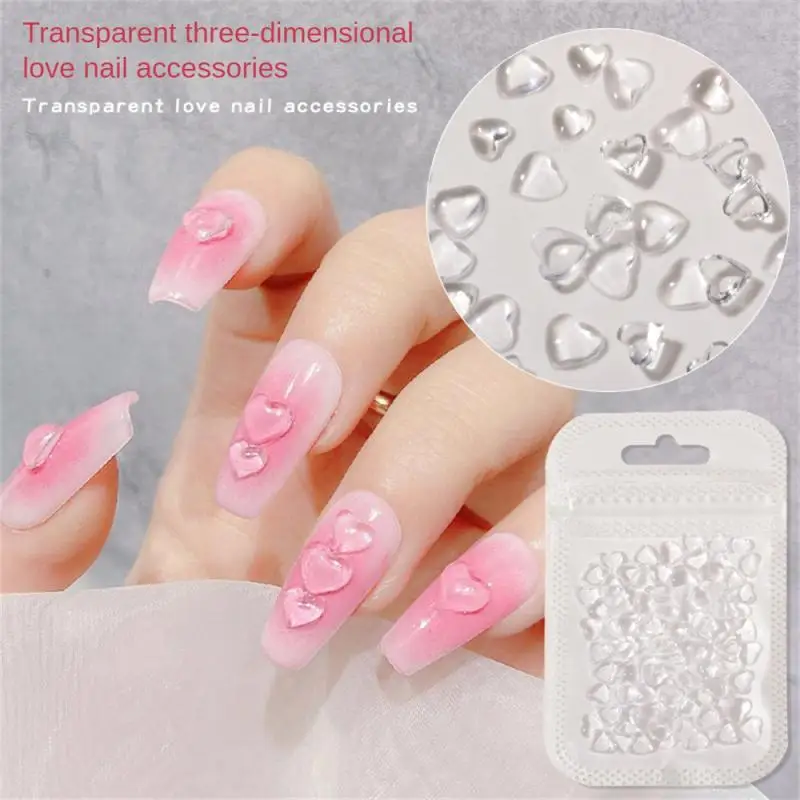 

Украшения для ногтей разных размеров, подвески, сердце, украшение для ногтей, 3D бабочки, части для ногтей, аксессуары для маникюра