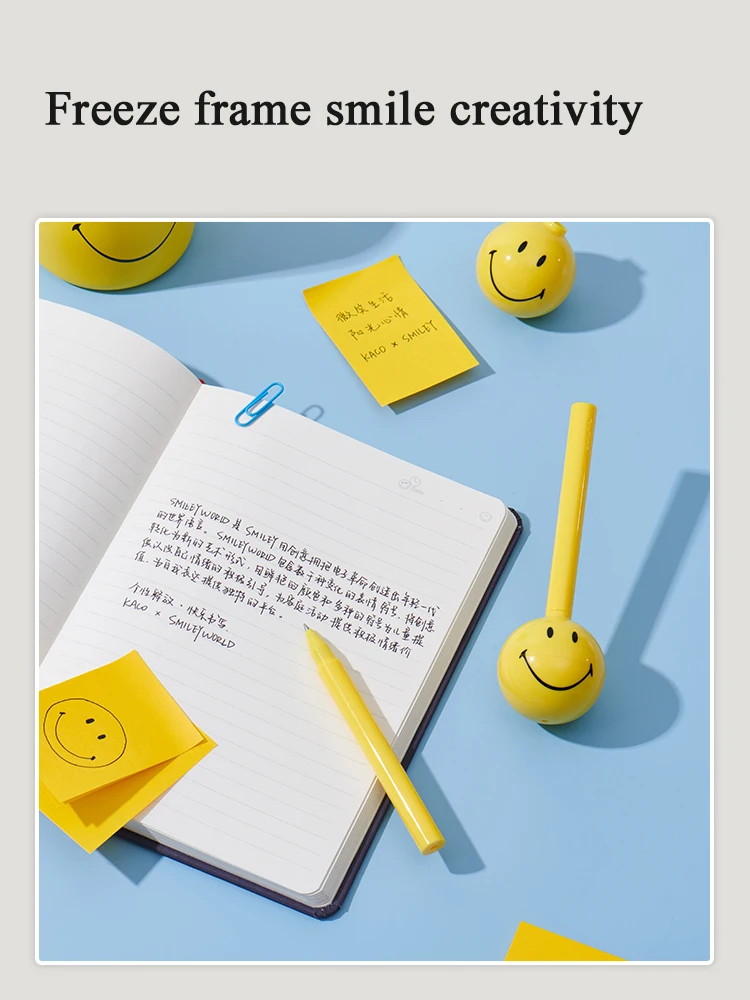 Ручка KACO SMILEYWORLD для письменного стола 0 5 мм с черными чернилами