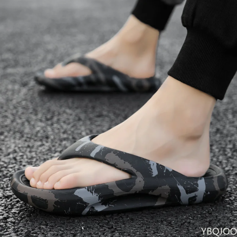 

2023 New Summer Flip Flop Men's Trend Outer Wear Home Bathroom Slippers Wholesale Fashion Beach Shoes Men slippers men