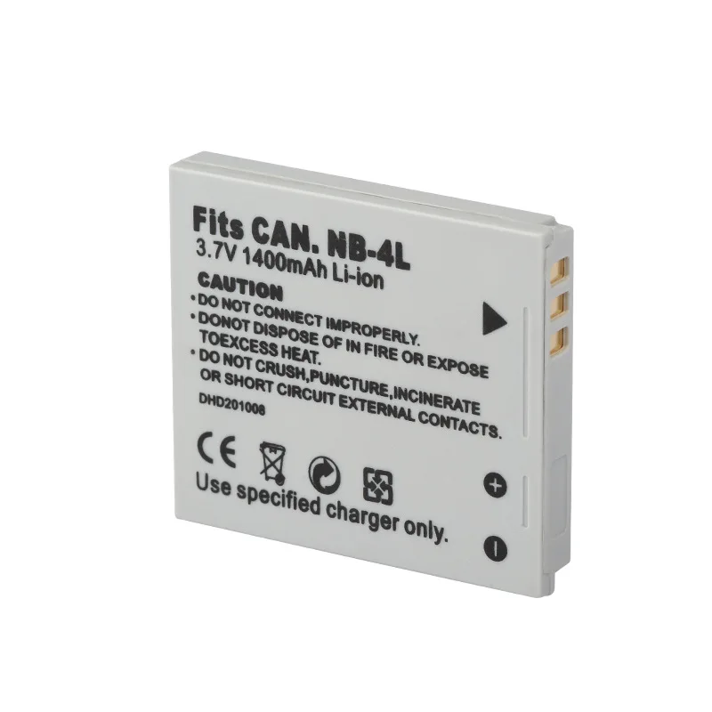 Фото 1400 мАч NB-4L NB4L NB 4L аккумулятор или зарядное устройство для камеры Canon IXUS 40 30 50 55 S5 WA60 TX1 DS4 SD960 IS 255 HS Замена аккумулятора №3