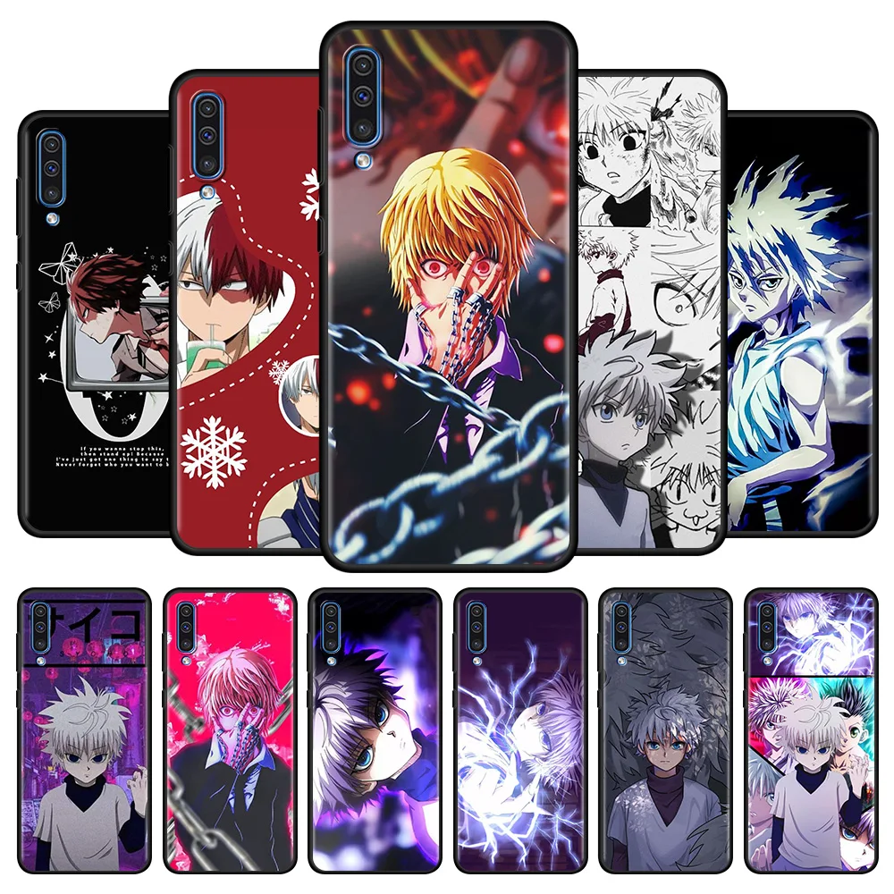 

For Samsung A50 A10 A70 A30 A20e A10s A40 A30s A20s M52 M32 M51 M31 M31s M30s M22 Phone Case Hunter X Hunter killua Zoldyck