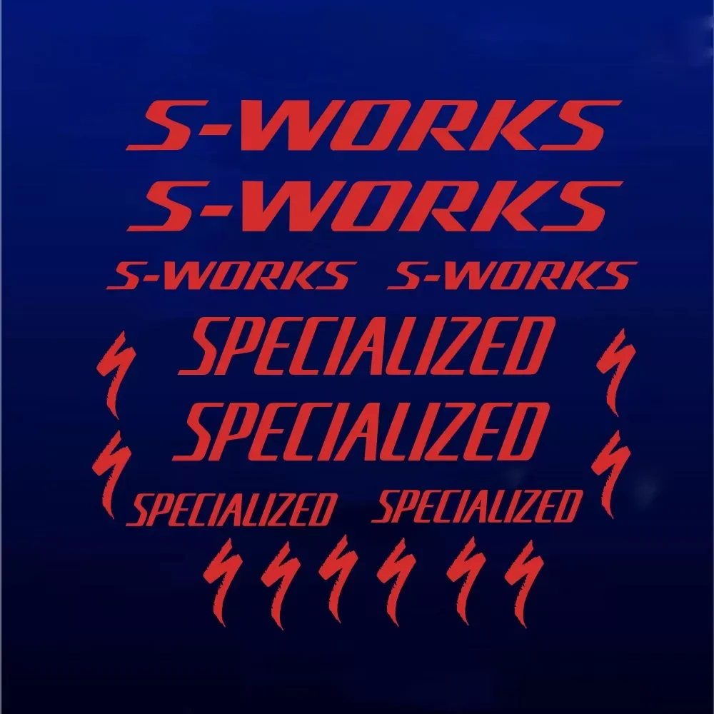 

NEW2023 S-works Frame Stickers Specialize Road Mountain Bike DH XC Cycling Rack Decal Vinyl Sticker Racing DIY 1933